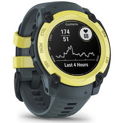Smartwatch Garmin Instinct E, 40 mm, curea Twilight, Electric Lime