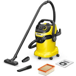 Karcher Aspirator umed/uscat WD 5 P V-25/5/22 , 1100 W, 25 L, Negru/Galben