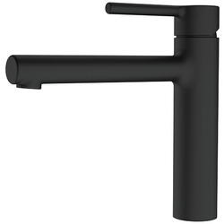 Baterie Franke Centro, monocomanda, cartus ceramic, furtun flexibil, Matte Black