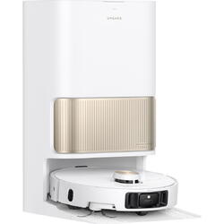 Robot de aspirare Dreame L40s Pro Ultra RLL74CE-WH, detectare a obstacolelor, depasire obstacol 4CM, perie dubla anti-incurcare, aspirare 19000Pa, alb