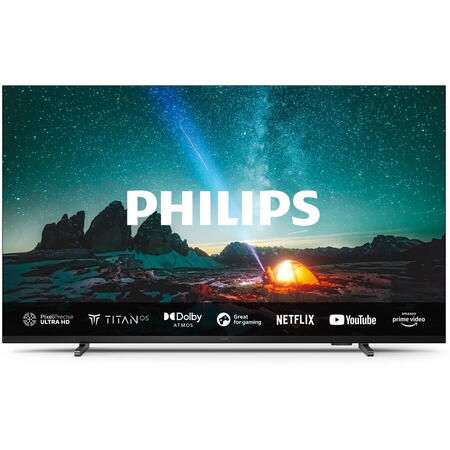 Televizor Philips LED 50PUS7609, 126 cm, Smart TV, 4K Ultra HD, Clasa F (Model 2024)