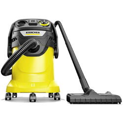 Aspirator multifunctional KARCHER KWD 6 P V-25/6/22, 1300 W, 25 L, Galben/Negru