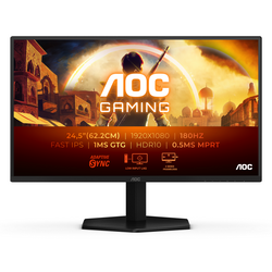 Monitor LED AOC Gaming 25G42E 24.5 inch FHD IPS 0.5 ms 180 Hz HDR