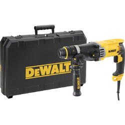 Ciocan rotopercutor DEWALT D25144K SDS-PLUS, 900 W, 3 J, 1450 BPM, 1450 RPM, mandrina interschimbabila + geanta de transport + maner lateral + limitator adancime