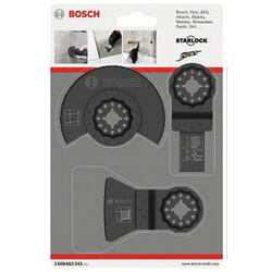 Set 3 accesorii multicutter Bosch Professional pentru placi ceramice PRO