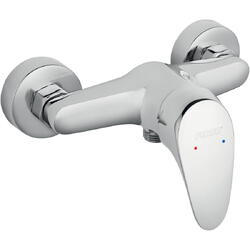 Baterie dus pentru perete Ferro Combo, monocomanda, cartus ceramic, fara accesorii, Crom