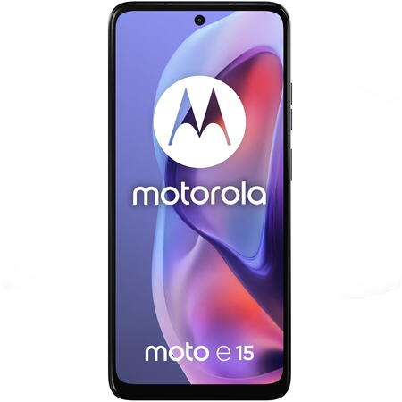 Telefon mobil Motorola E15, Dual SIM, 2GB RAM, 64GB, Fresh Lavender
