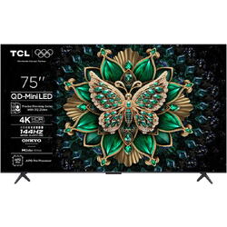 Televizor TCL MiniLed 75C6K, 189 cm, Smart Google TV, 4K Ultra HD, 100Hz, Clasa F (Model 2025)