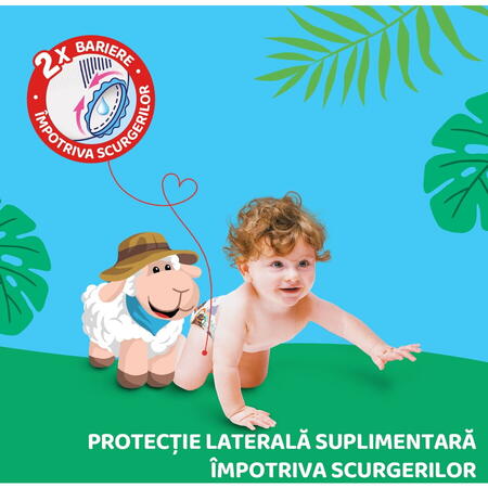 Scutece chilotel Pufies Fashion, marimea 4, 176 bucati, 9-15 kg, Mega Pack*2