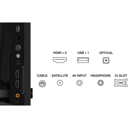 Televizor QLED TCL 40V5C, 100cm, Full HD, Google TV, Clasa F (Model 2025)