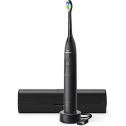 Periuta de dinti electrica PHILIPS Sonicare 5300 HX7101/02, 62000 miscari/min, 1 program, 1 capat, negru