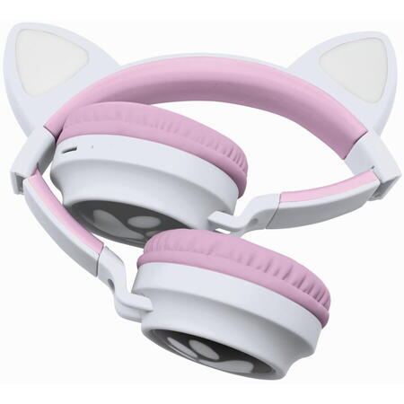 CASTI WIRELESS CU URECHI PISICA&LUMINI