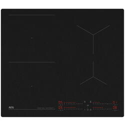 Plita incorporabila AEG TI64IB10IZ, Inductie, 4 zone de gatit, Booster, Timer, Sense Boil, Control touch, 60 cm, Negru