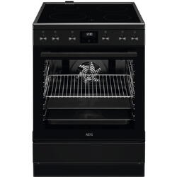 Aragaz AEG CCB6441NBB, Vitroceramic, 4 zone de gatit, Timer cu display electronic, Grill, Clasa A, 60 cm, Negru