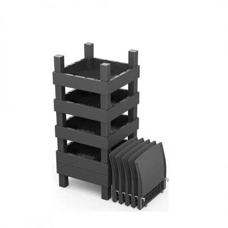 Canapea 2 locuri grafit Keter Elements