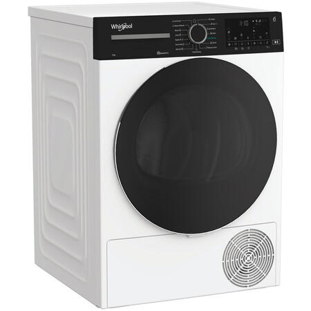 Uscator de rufe Whirlpool WP C9 WBS EE, 6th Sense, Pompa de caldura, 9 kg, 15 programe, Clasa A+++, alb