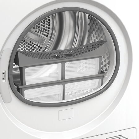 Uscator de rufe Whirlpool WP C9 WBS EE, 6th Sense, Pompa de caldura, 9 kg, 15 programe, Clasa A+++, alb