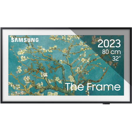 Televizor SAMSUNG Tablou QLED The Frame 32LS03C, 80 cm, Smart, Full HD, Clasa F (Model 2023)