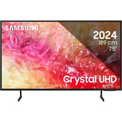Televizor SAMSUNG LED 75DU7172, 189 cm, Smart, 4K Ultra HD, Clasa G (Model 2024)