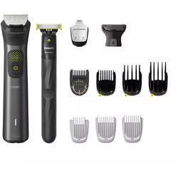 Aparat de tuns multifunctional 13 in 1 PHILIPS Multigroom Series 9000 MG9540/15, acumulator, autonomie 120 min, negru