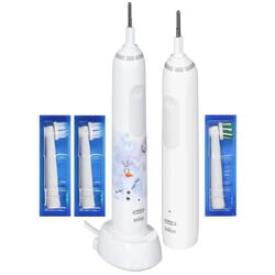 Oral-B Periuta de dinti electrica Braun Pro 3 3000, 3 moduri, alb, set cu 2 capete
