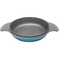 Caserola joasa Neoklein CSL20-OceanBlue, 20 cm, fara capac, aluminiu turnat, invelis anti-aderent, OceanBlue