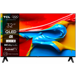 Televizor QLED TCL 32V4C, 80cm (32"), HD Ready, Android Smart TV, WiFi