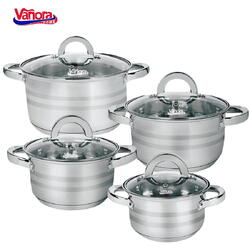 Vanora Set gatit din inox 8 PIESE, MEDINA