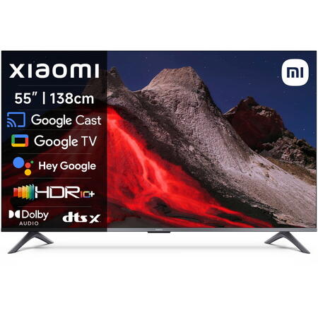 Televizor Xiaomi QLED A Pro, 138 cm, Smart Google TV, 4K Ultra HD, Clasa F (Model 2025)