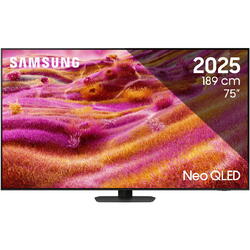Televizor SAMSUNG MiniLED Neo QLED 75QN90F, 189 cm, Smart, 4K Ultra HD, 100 Hz, Clasa E (Model 2025)