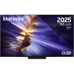 Televizor SAMSUNG OLED 77S90F, 195 cm, Smart, 4K Ultra HD, 100 Hz, Clasa F (Model 2025)