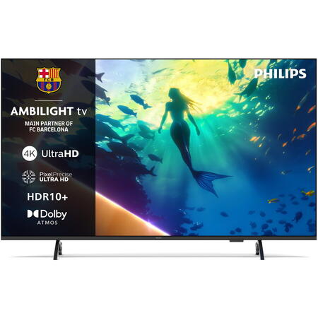Televizor Philips AMBILIGHT tv LED 65PUS8010, 164 cm, Smart TV, 4K Ultra HD, Clasa E (Model 2025)