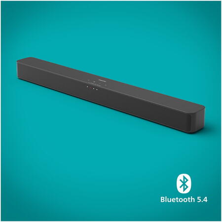 Soundbar Philips TAB4000/10, 2.0, 60W, Bluetooth, HDMI ARC, Negru