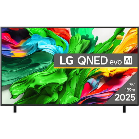 Televizor LG QNED 75QNED85A3C, 189 cm, Smart, 4K Ultra HD, 100 Hz, Clasa D (Model 2025)