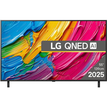 Televizor LG QNED 55QNED80A3A, 139 cm, Smart, 4K Ultra HD, Clasa E (Model 2025)