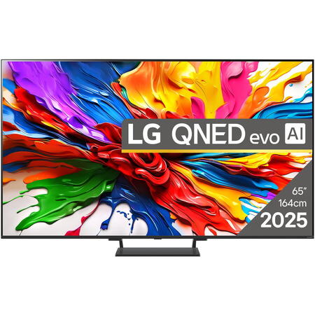 Televizor LG QNED evo MiniLED 65QNED93A6A, 164 cm, Smart, 4K Ultra HD, 100 Hz, Clasa G (Model 2025)