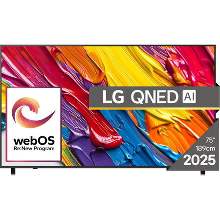 Televizor LG QNED 75QNED84A3C, 189 cm, Smart, 4K Ultra HD, Clasa D (Model 2025)