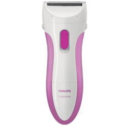 Trimmer Philips Ladyshave HP6341, Wet & Dry, Alb/Violet