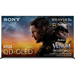 Televizor Sony BRAVIA 8M2 OLED 65XR8M2, 164 cm, Smart Google TV, 4K Ultra HD, 100 Hz, Clasa F (Model 2025)