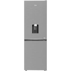 Combina frigorifica Beko B3RCNA364HDXB, 316 l, No Frost, HarvestFresh, AeroFlow, Water dispenser SLIM TANK, Clasa E, H 186.5 cm, Inox