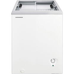 Lada frigorifica Heinner HSF-M84WHC, clasa C, capac glisant din sticla, capacitate totala: 84L, Super congelare, 1 cos, Alb