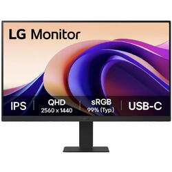 Monitor LED LG 24U631A-B 23.8 inch QHD IPS 5 ms 100 Hz USB-C HDR