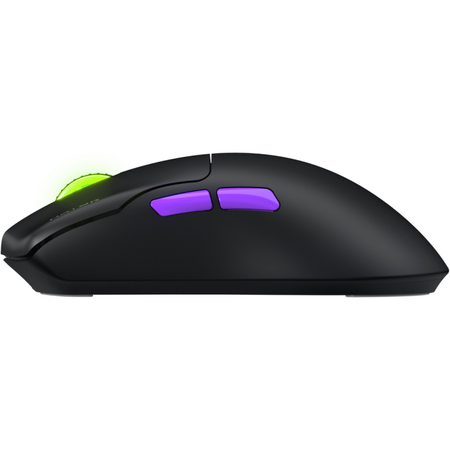 Mouse gaming wireless Hator Pulsar 3 ULTRA 8K+4K, 30K DPI, senzor Optical PixArt PAW 3950, switch HATOR Optical 100M, side switch Kailh 3M, negru