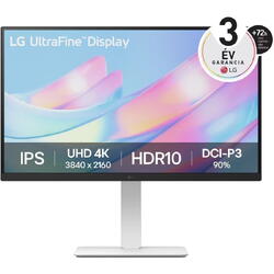 Monitor LED LG UltraFine 27US550-W 27 inch UHD IPS 5 ms 60 Hz HDR