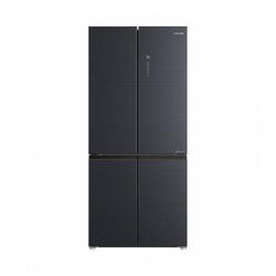 Side by Side Toshiba GR-RF677WI-PMJ(06), volum net total 515L, clasa E, NoFrost, System PureAir, Moisture Zone, Flexible Zone, Origin Inverter, Wi-fi Control, Display Exterior, design Morandi Grey