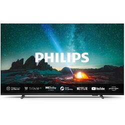 Televizor Philips LED 55PUS7609/12, 139 cm, Smart TV, 4K Ultra HD, Clasa F (Model 2024)