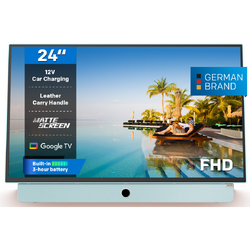 Televizor portabil LED METZ 24MPE7000Y, 60 cm, Smart Google TV, Full HD, Clasa E (Model 2025)