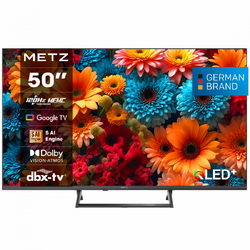 Televizor QLED METZ 50MQF7500Z, 126 cm, Smart Google TV, 4K Ultra HD, 120Hz, Clasa F (Model 2025)