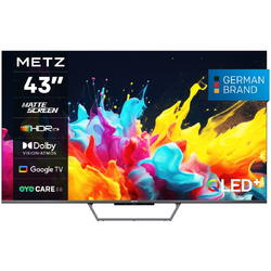 Televizor QLED METZ 43MQE7600, 109 cm, Smart Google TV, 4K Ultra HD, Clasa F
