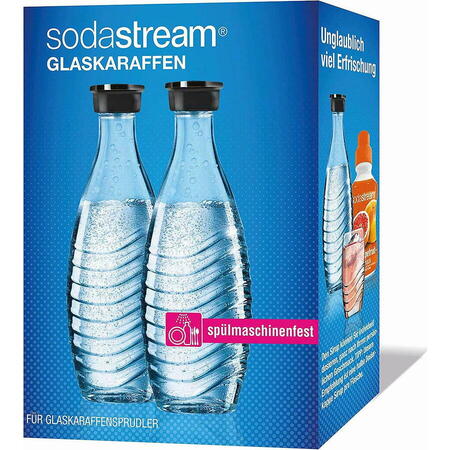 Set sticle Sodastream Glaskaraffe, 2 x 0.6 l